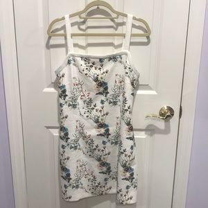 White floral dress